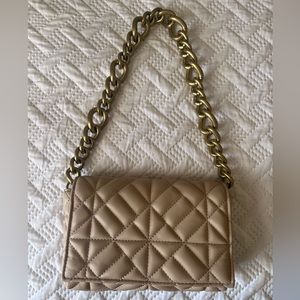 Zara Quilted Chain Strap shoulder bag